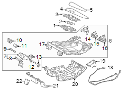 Image of Frame SUB - Assembly, S. (Rear). Included with: Spring. image for your 2016 Toyota Yaris   