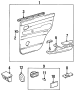 REAR DOOR. INTERIOR TRIM. Diagram