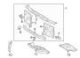 RADIATOR SUPPORT. Diagram