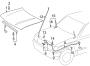 Diagram HOOD & COMPONENTS. for your 1998 TOYOTA TACOMA