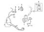 STEERING GEAR & LINKAGE. POWER STEERING PUMP & COOLER LINES. Diagram