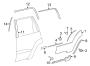 Diagram REAR DOOR. EXTERIOR TRIM. for your 2010 TOYOTA SEQUOIA PLATINUM