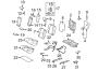 Diagram SEATS & TRACKS. SECOND ROW SEATS. for your 2006 TOYOTA AVALON XL