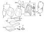 Diagram SEATS & TRACKS. PASSENGER SEAT COMPONENTS. for your 2006 TOYOTA AVALON XL