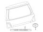 Diagram LIFT GATE. EXTERIOR TRIM. for your 1986 TOYOTA VAN