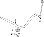 Image of Suspension Stabilizer Bar Link Kit (Front) image for your 2021 Toyota RAV4   