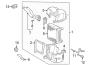 AIR CONDITIONER & HEATER. EVAPORATOR COMPONENTS. Diagram