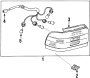 Image of Tail Light Socket (Rear) image for your 2003 Toyota Avalon  XL Sedan 