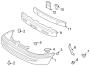 Diagram FRONT BUMPER. BUMPER & COMPONENTS. for your TOYOTA COROLLA