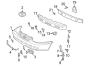 Diagram FRONT BUMPER. BUMPER & COMPONENTS. for your TOYOTA COROLLA