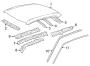 Diagram EXTERIOR TRIM. ROOF & COMPONENTS. for your TOYOTA