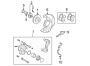 Diagram FRONT SUSPENSION. BRAKE COMPONENTS. for your 2011 TOYOTA COROLLA