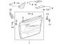 Diagram FRONT DOOR. INTERIOR TRIM. for your 2004 TOYOTA COROLLA