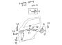 Diagram REAR DOOR. LOCK & HARDWARE. for your 2012 TOYOTA CAMRY