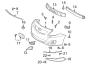 Diagram FRONT BUMPER. BUMPER & COMPONENTS. for your 2019 TOYOTA TUNDRA