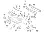 Diagram FRONT BUMPER. BUMPER & COMPONENTS. for your 2019 TOYOTA TUNDRA