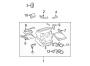 Diagram AIR CONDITIONER & HEATER. EVAPORATOR & HEATER COMPONENTS. for your TOYOTA T100