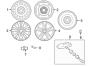 Diagram WHEELS. for your 1972 TOYOTA LAND CRUISER