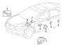 Diagram RESTRAINT SYSTEMS. AIR BAG COMPONENTS. for your 2015 TOYOTA Prius C