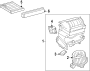 Diagram AIR CONDITIONER & HEATER. BLOWER MOTOR & FAN. for your 2010 TOYOTA 4RUNNER 2700CC 16-VALVE DOHC EFI, AUTOMATIC  4-SPEED