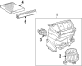 AIR CONDITIONER & HEATER. BLOWER MOTOR & FAN. Diagram