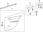 Diagram REAR DOOR. INTERIOR TRIM. for your 2000 TOYOTA