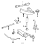 Image of Suspension Ball Joint (Lower) image for your 1988 Toyota Land Cruiser 4.0L 6 cylinder A/T Base Sport Utility 