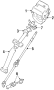 Diagram STEERING COLUMN ASSEMBLY. for your TOYOTA 4RUNNER LOW DECK,PICKUP, DELUXE 2400CC, MANUAL , 4-SPEED