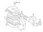 Diagram AIR INTAKE. for your 2011 TOYOTA TUNDRA Base Standard Cab Pickup Fleetside 4.6L  4WD