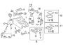 Diagram FRONT CONSOLE. for your 2003 TOYOTA COROLLA SEDAN, CE 1800CC 16-VALVE DOHC EFI, AUTOMATIC  4-SPEED