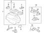 Diagram CENTER CONSOLE. for your 2003 TOYOTA COROLLA SEDAN, CE 1800CC 16-VALVE DOHC EFI, AUTOMATIC  4-SPEED