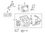 Diagram AIR CONDITIONER & HEATER. FRONT EVAPORATOR. for your 2020 TOYOTA Mirai