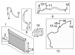 Image of A/C Refrigerant Suction Hose image for your 1994 Toyota Camry   