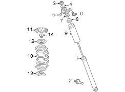 Image of Insulator, Coil S. Seat. Spring Insulator. (Rear, Lower) image for your 2004 Toyota Corolla   