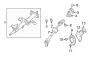 Diagram STEERING COLUMN ASSEMBLY. for your 2023 TOYOTA BZ4X Limited -L - cylinder BATTERY EV (EV/BEV) AWD