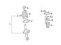 Diagram FRONT SUSPENSION. STRUTS & COMPONENTS. for your TOYOTA COROLLA