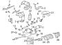 Diagram Exhaust system. Exhaust components. for your 2007 TOYOTA TACOMA 2700CC 16-VALVE DOHC EFI, AUTOMATIC 4-SPEED