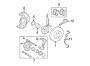 Diagram FRONT SUSPENSION. BRAKE COMPONENTS. for your 2011 TOYOTA COROLLA Base Sedan 1.8L M/T