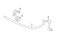 Diagram REAR SUSPENSION. STABILIZER BAR & COMPONENTS. for your 2011 TOYOTA COROLLA