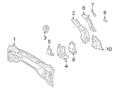 Diagram REAR BODY & FLOOR. for your 1981 TOYOTA PICKUP