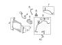 Diagram AIR CONDITIONER & HEATER. COMPRESSOR & LINES. CONDENSER. for your 2011 TOYOTA