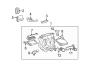 Diagram AIR CONDITIONER & HEATER. EVAPORATOR & HEATER COMPONENTS. for your TOYOTA T100