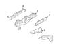 Diagram EXHAUST SYSTEM. MANIFOLD. for your 2011 TOYOTA COROLLA Base Sedan 1.8L M/T