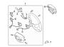 Diagram STEERING WHEEL & TRIM. for your TOYOTA SIENNA