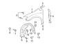 Diagram Fender & components. for your 2001 TOYOTA ECHO