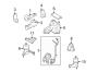 Diagram ENGINE / TRANSAXLE. ENGINE & TRANS MOUNTING. for your 2004 TOYOTA ECHO