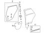 Diagram REAR DOOR. DOOR & COMPONENTS. for your TOYOTA