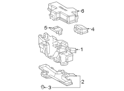 Image of Fuse and Relay Center (Lower) image for your 2023 Toyota Mirai   