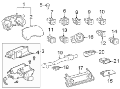 Toyota 4RUNNER TRUCK, STANDARD Audio Auxiliary Jack - 8619012080 ...