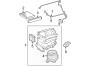 Diagram AIR CONDITIONER & HEATER. BLOWER MOTOR & FAN. for your 2010 TOYOTA 4RUNNER 2700CC 16-VALVE DOHC EFI, AUTOMATIC  4-SPEED